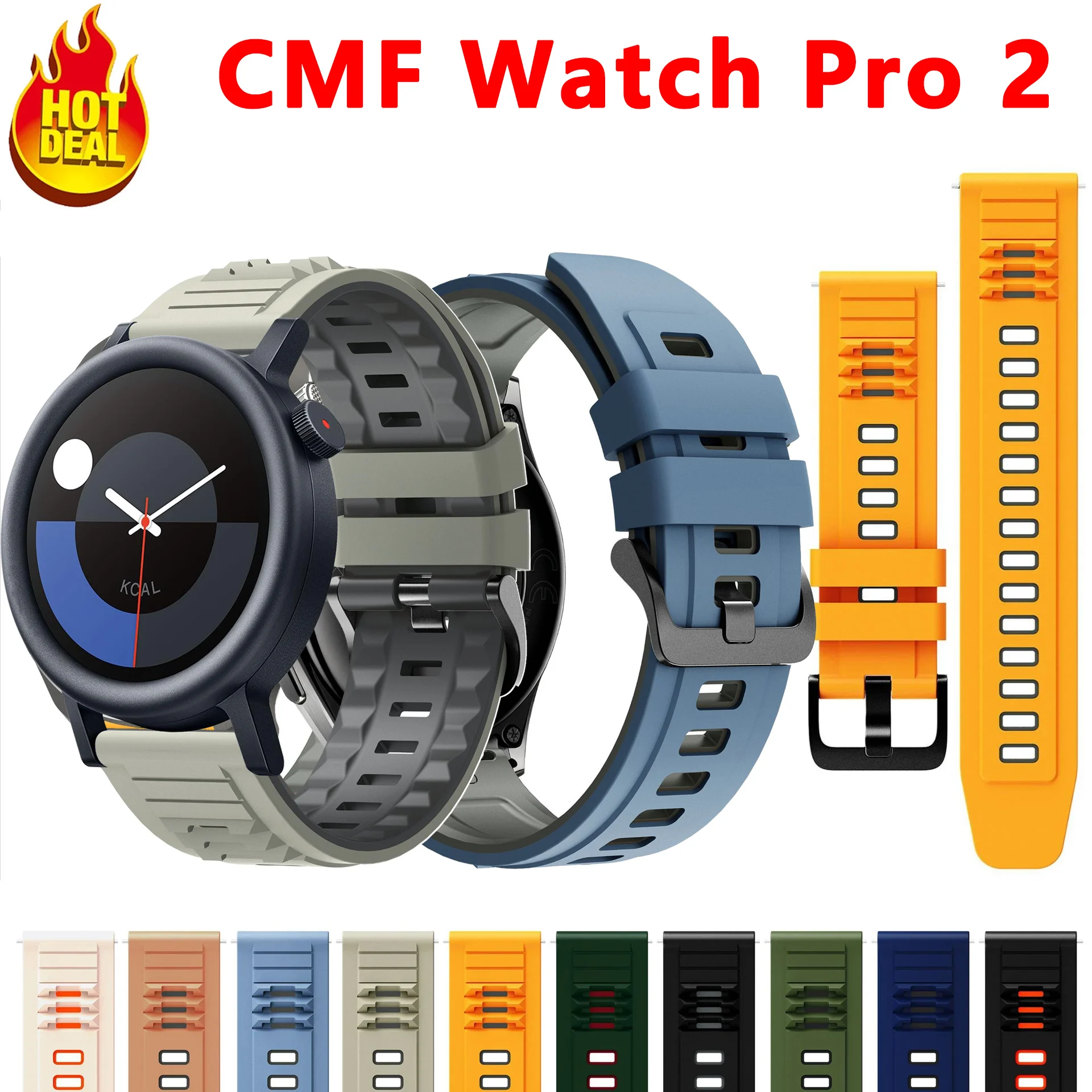 Smartwatch Nothing Watches - CMF 워치 프로 2용 22mm 시계