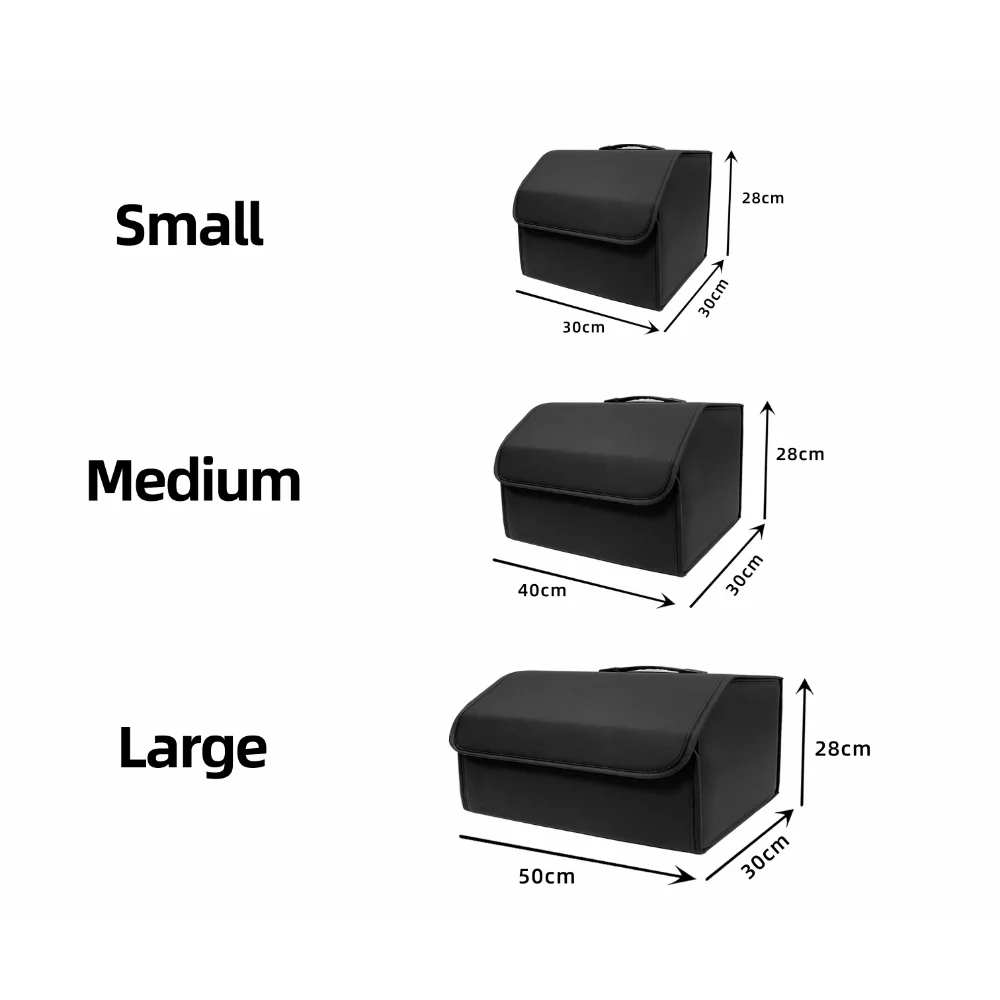 Folding Car Storage Box Large Capacity Auto Trunk Organizer Boxes Leather Waterproof Cars Stowing Tidying Multi-color Interior