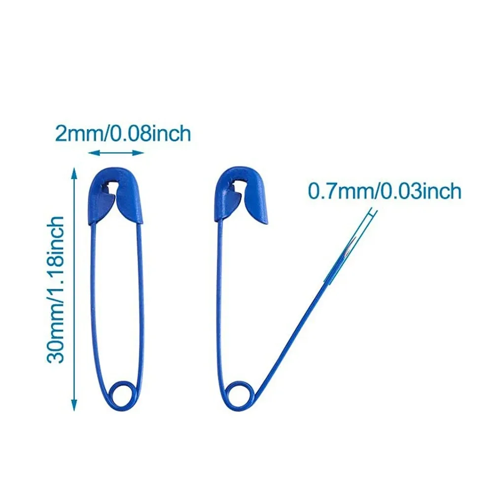 10/50/100pcs Colorful Safety Pins Colourful Alloy Paint Paper Label Clothing Clip DIY Sewing Jewelry Making Brooch Supplies