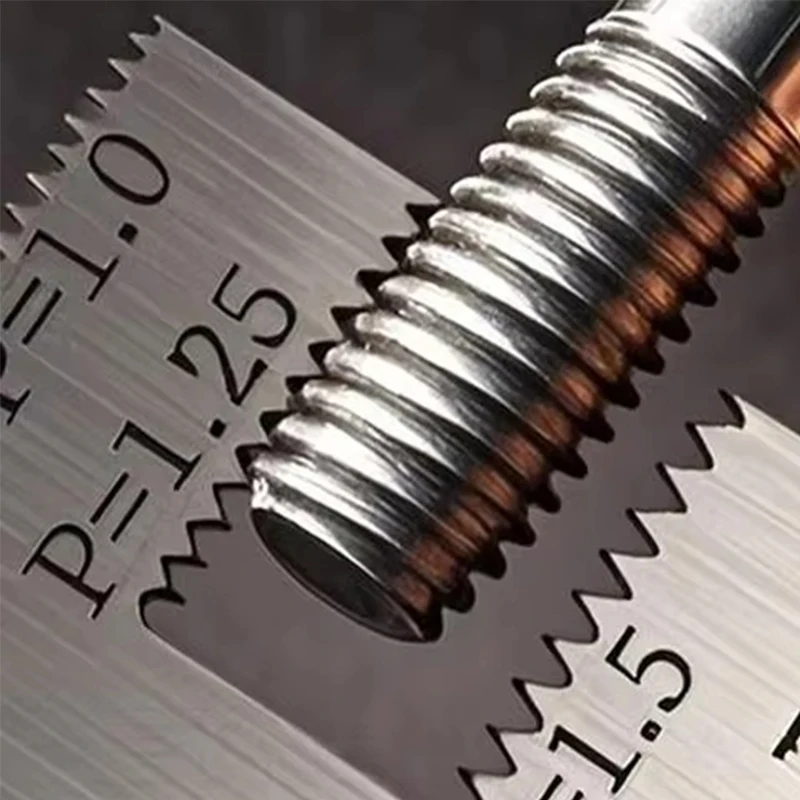 High-Accuracy Industry Standard Pitch Gauge, Ideal for Measuring Bolt, Nut, Screw Thread