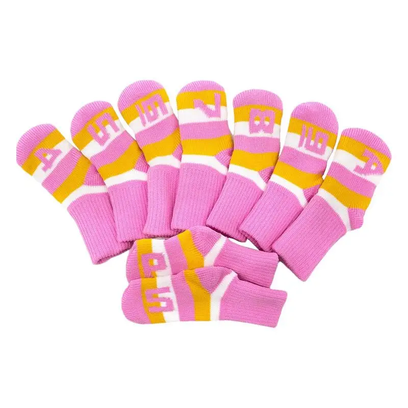 Knitted Socks Shape Golf Head Covers 9pcs Golf Clubs Head Headcover 4 5 6 7 8 9 P A S Golf Iron Headcovers Golf Club Accessories