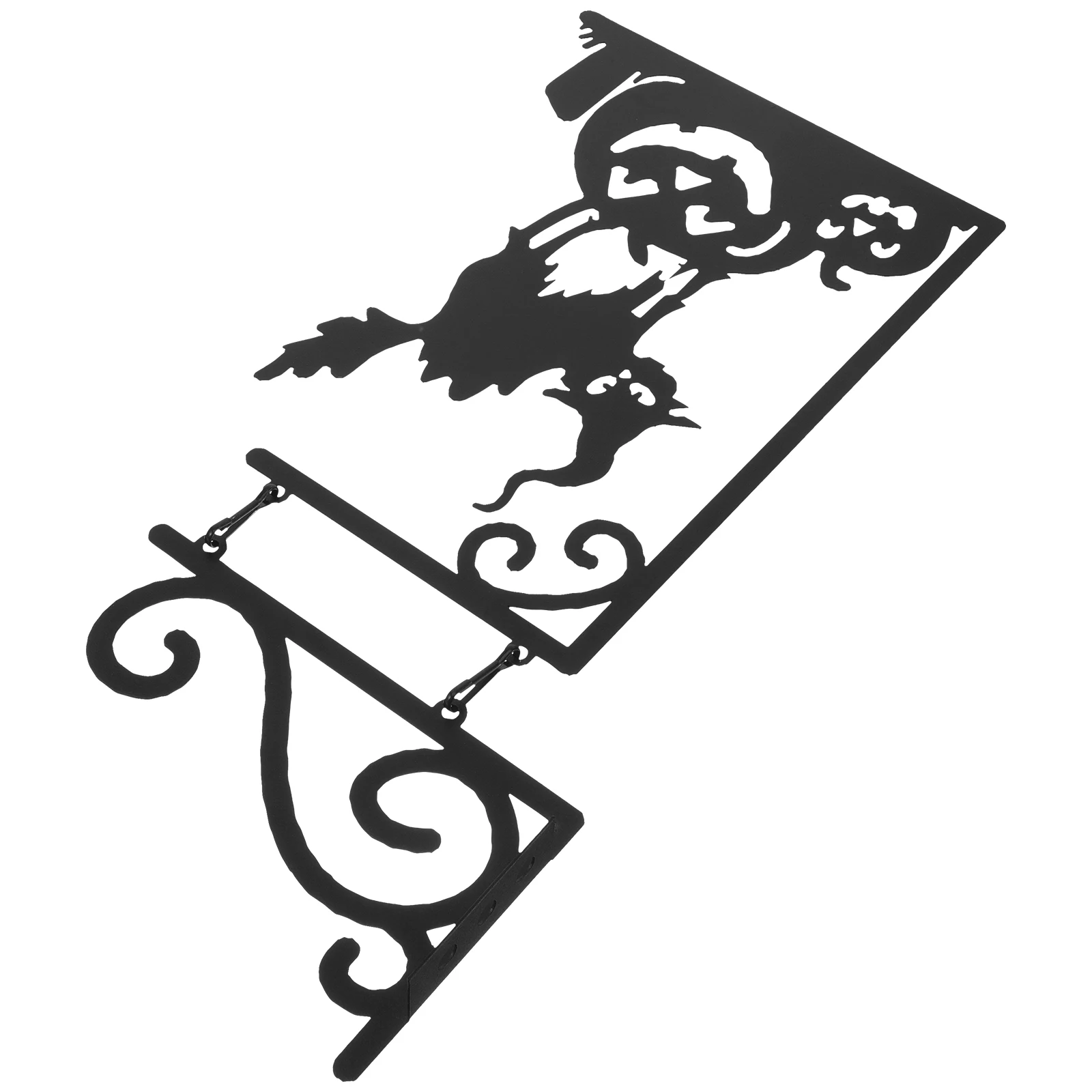 

Creative Halloween Metal Wall Decor Iron Home Ornament Outdoor Garden Art Decoration Wall Hanging Craft Bedroom Office Adornment