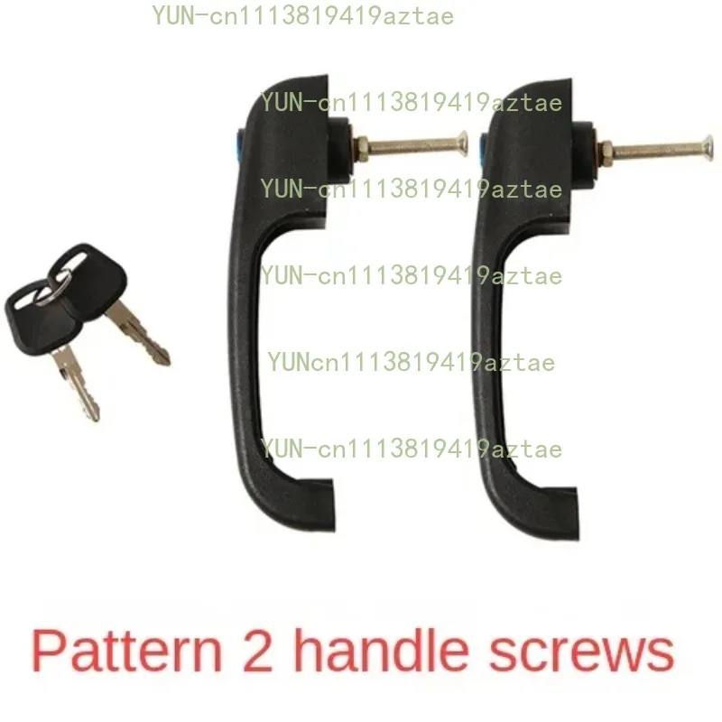 Forklift Gate Lock Handle Engineering Vehicle Tractor Harvester Door  with  Cylinder