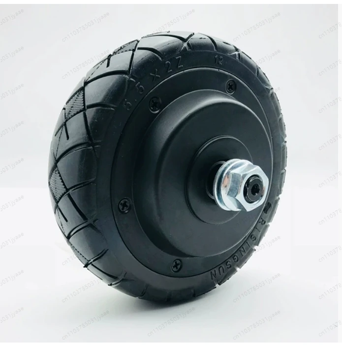 5.5 Inch Brushless Hub Motor for Scooter & Kids Ride on, Solid Tire Electric Motor for Balance Bike & Mini Scooter