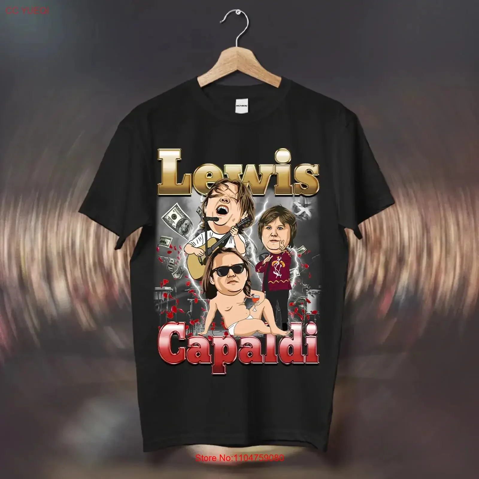 New Lewis Capaldi Henrik Tour T Shirt Full Size S to 5XL PA176 vintage Washed Slightly fashion Stylish graphic Stretched