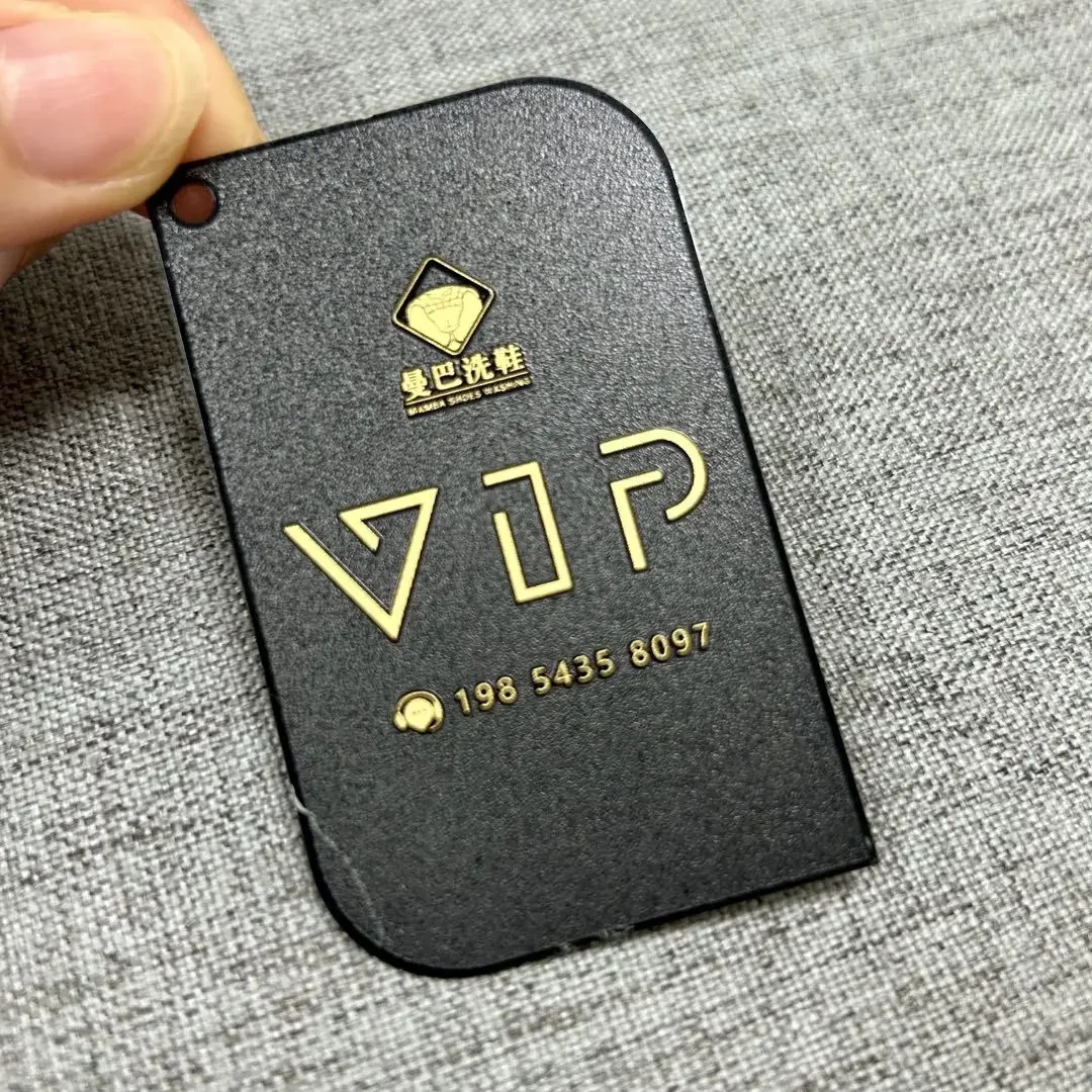 Stainless Steel Aluminum Luxury Metal Playing Cards Black Blank