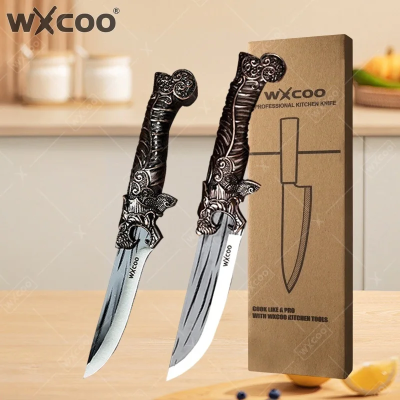 

WXCOO Professional Kitchen Boning Knife Household Fruit Peeling Vegetable Utility Hand Forged Butcher Knife Kitchen Accessories