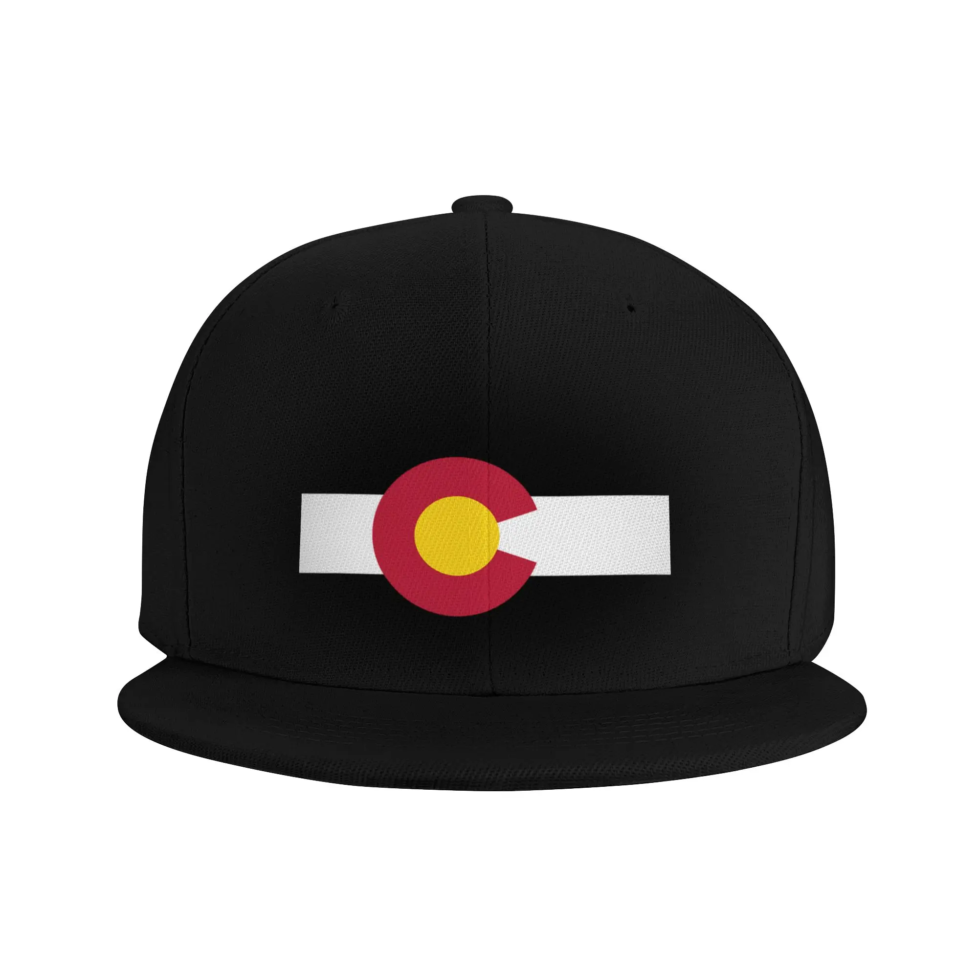Fashion Basic traditional Colorado state flag Flat Brim Sun Hat  Basic Versatile Baseball Caps