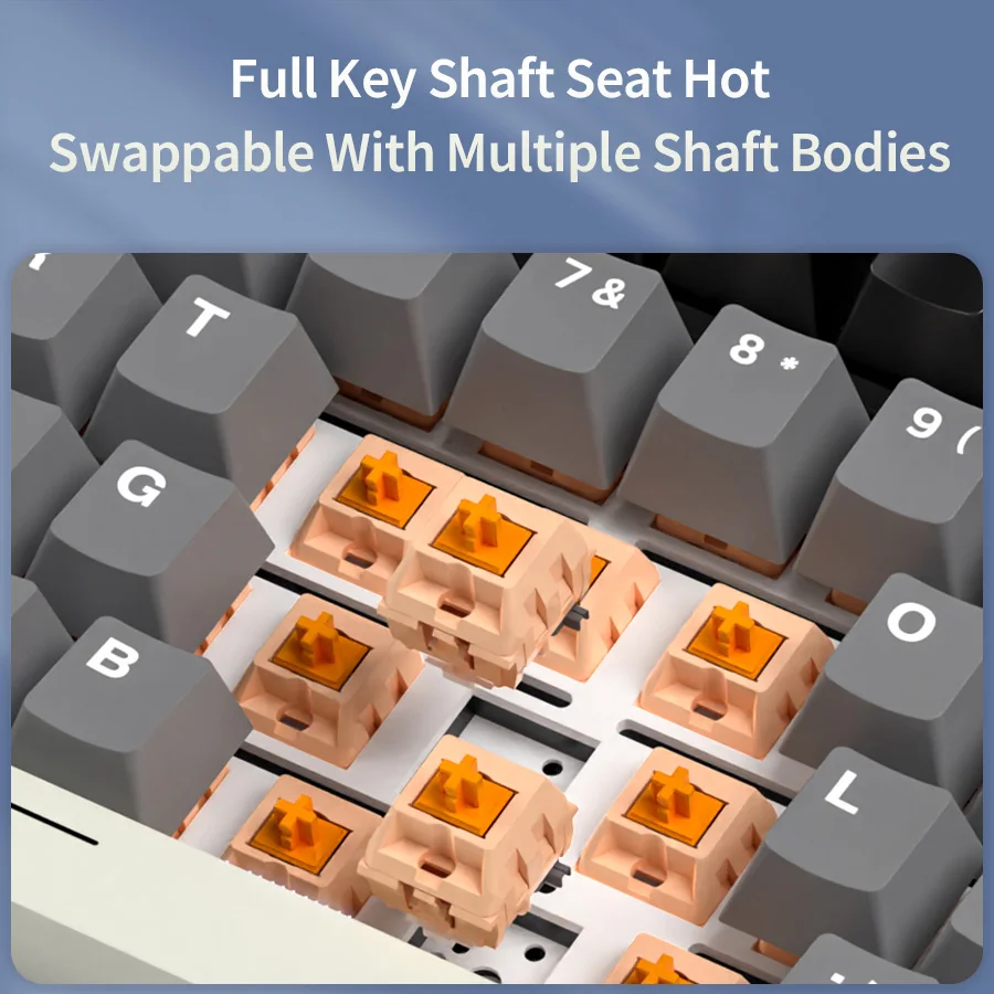 Bluetooth wireless mechanical keyboard E-sports game full key hot plug custom keyboard