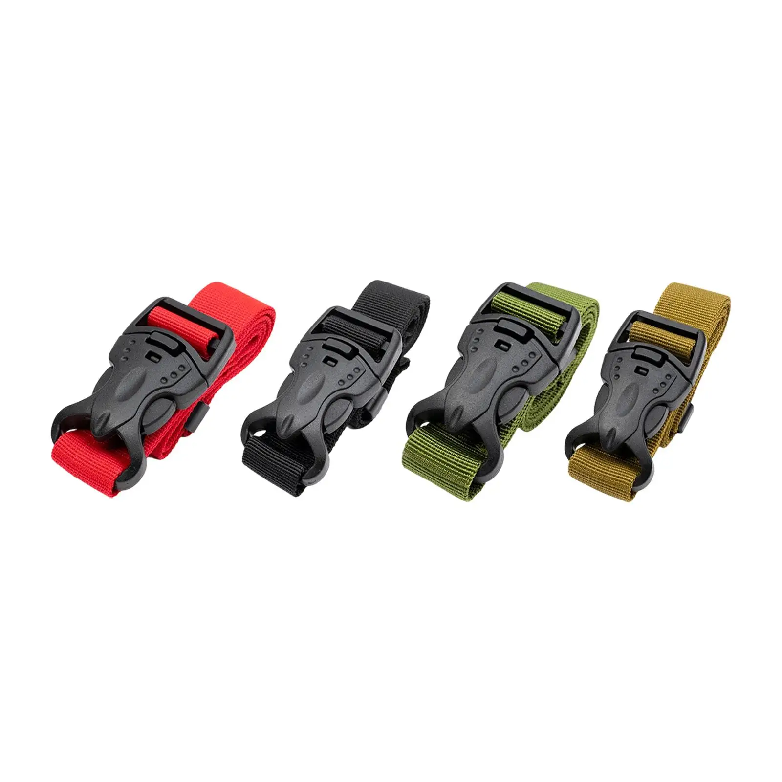 Luggage Fixing Strap Adjustable Webbing Quick Release Buckle Travel Case Belt for Connecting Suitcases