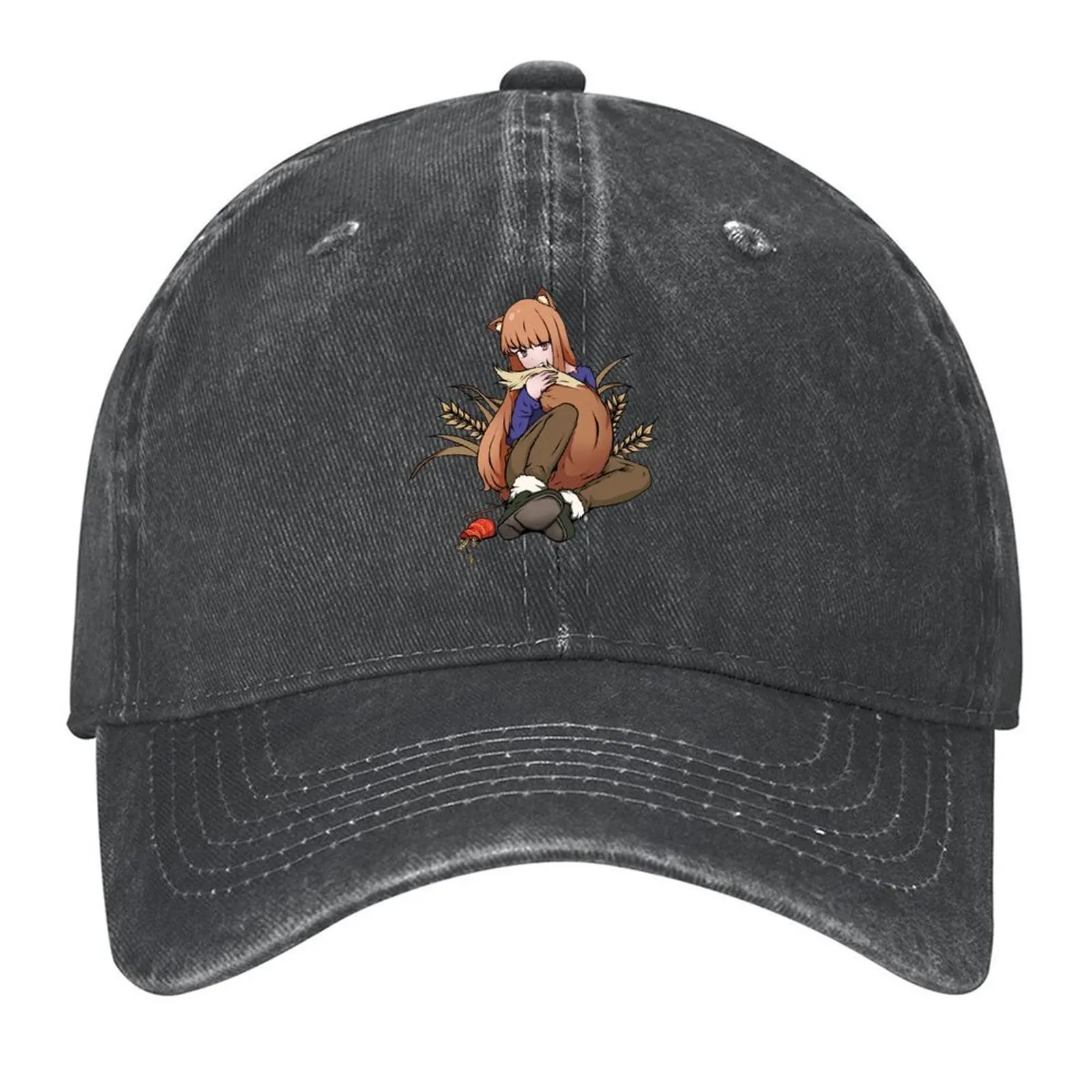 

Spice And Wolf Holo The Wise Wolf | Ookami To Koushinryou Anime Baseball Cap |-F-| custom caps Anime Hat Golf Women Caps Men's