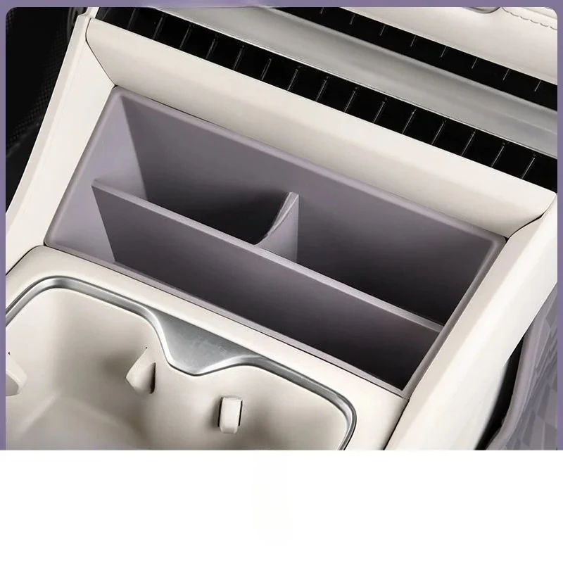 Anti-Slip Silicone Center Console Storage Box For MG4 EV Urban 2026 Car Interior Organizer Accessories