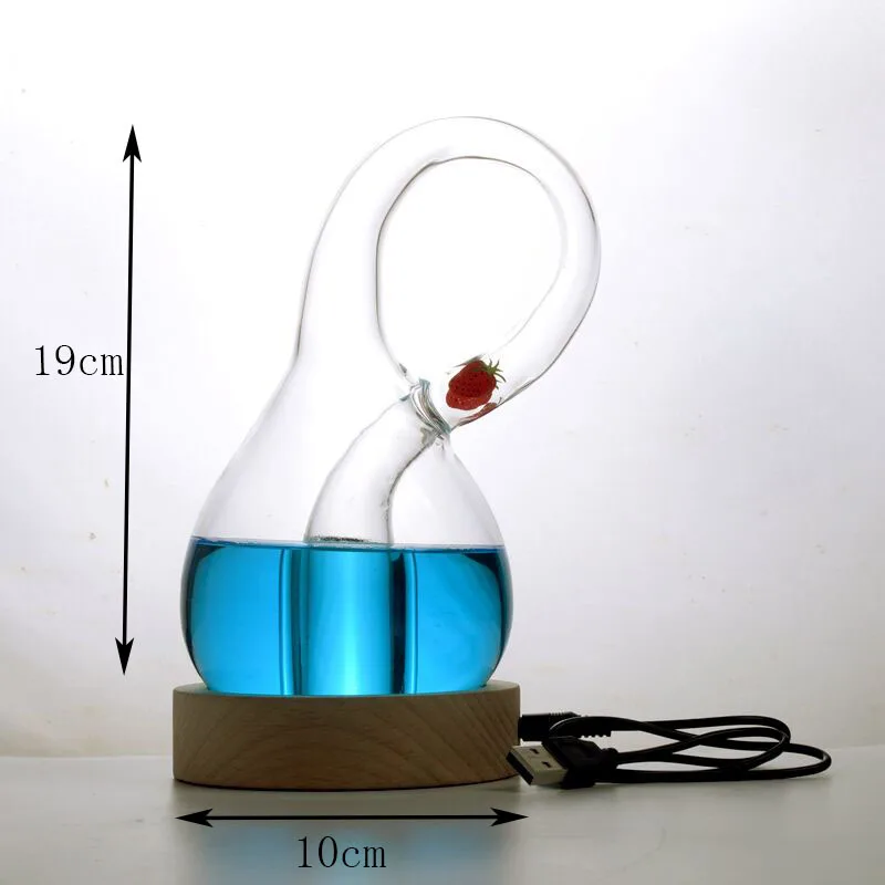 Klein Bottle Four-Dimensional Space Decoration Science Teaching Decoration Model Transparent Glass Bottle with Insufficient Wate