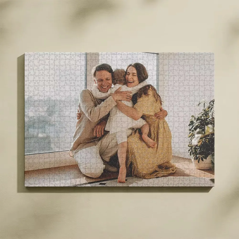 

Персонализированная семейная головоломка с картинками, лучший подарок «сделай сам», уникальная деревянная головоломка с изображением, персонализированная головоломка, подарок на память