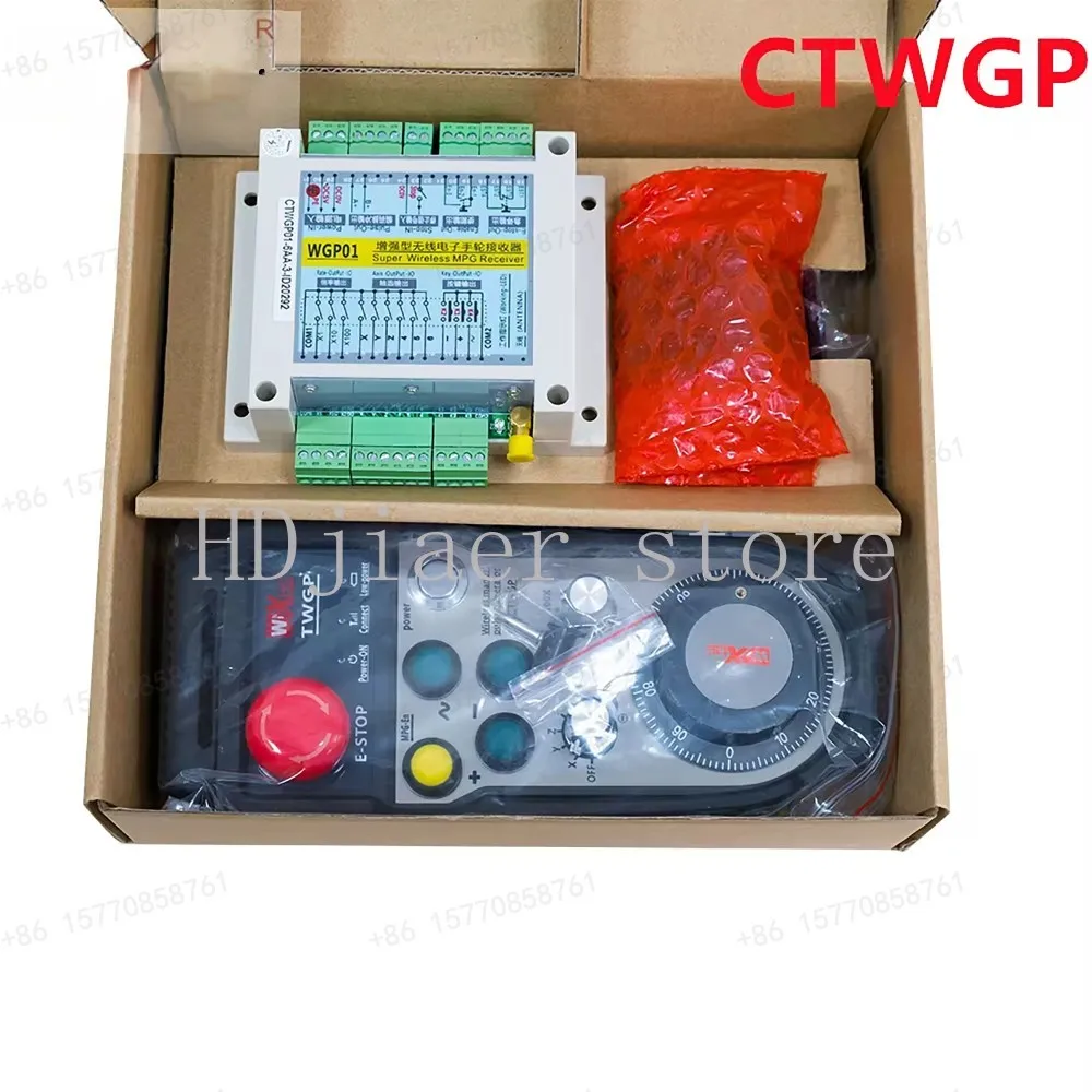 Enhanced 6 Axis CNC Wireless MPG MPG Manual Pulse Generator Electronic Handwheel Estop for SIEMENS MITSUBISHI FANUC FAGOR