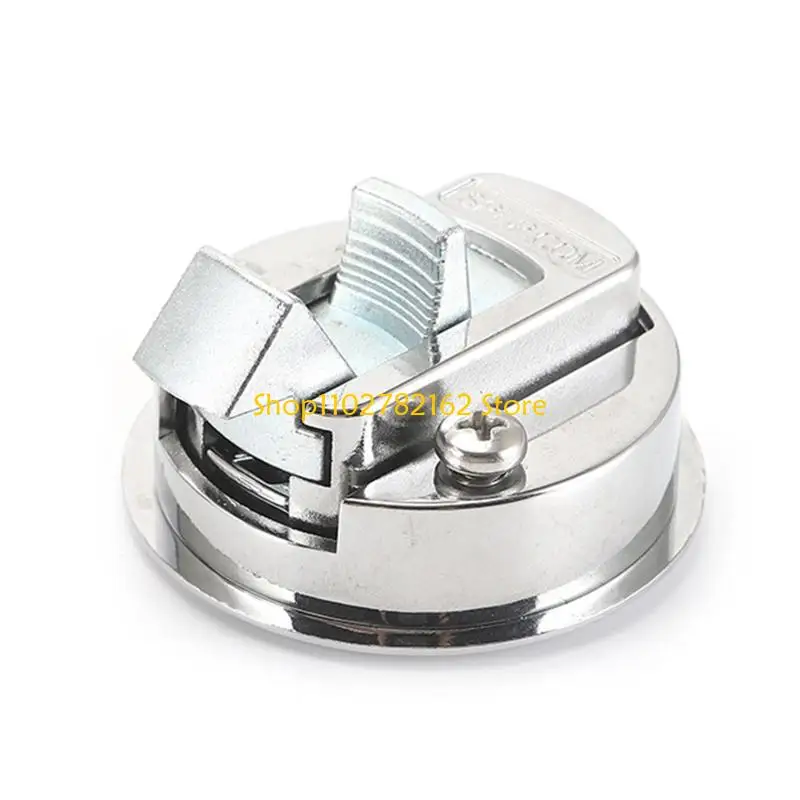 

547B Non for Key Round Flush Pull Slam for Latch Embedded Pulling Ring Lock for RV Tr