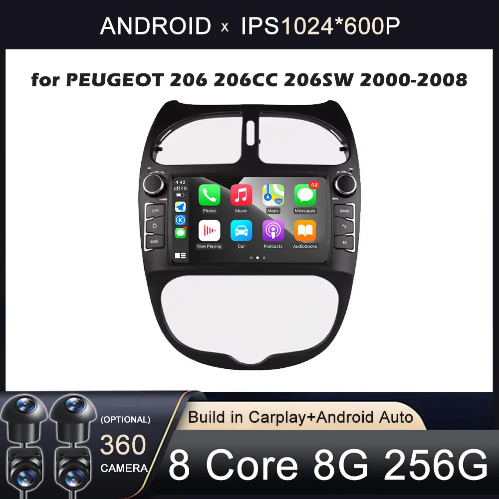 Car Radio For Peuge…