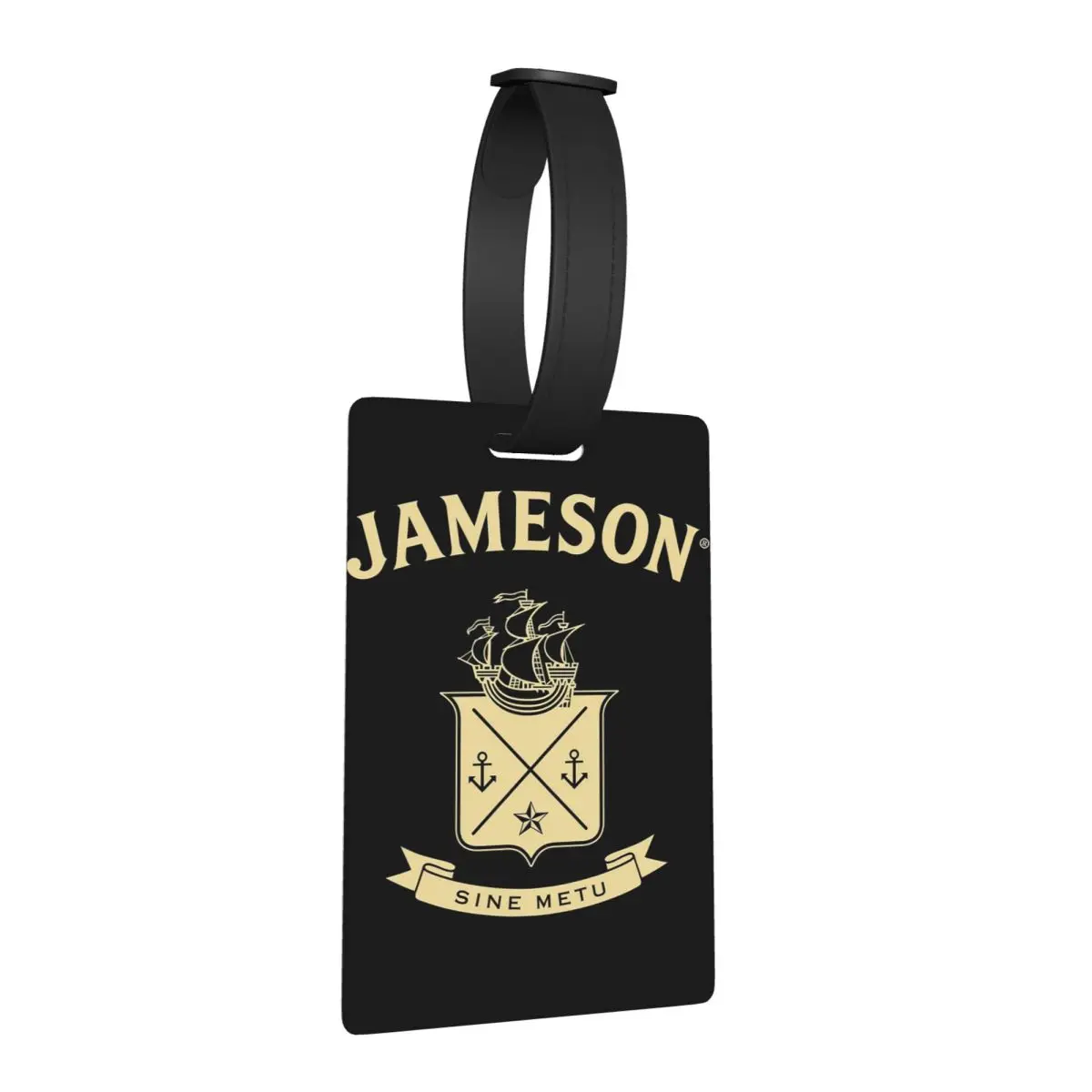 

Irish Whiskey Jameson Logo With Crest And Slogan Luggage Tags Travel Portable Baggage Boarding Tag Label Holder ID Name Address