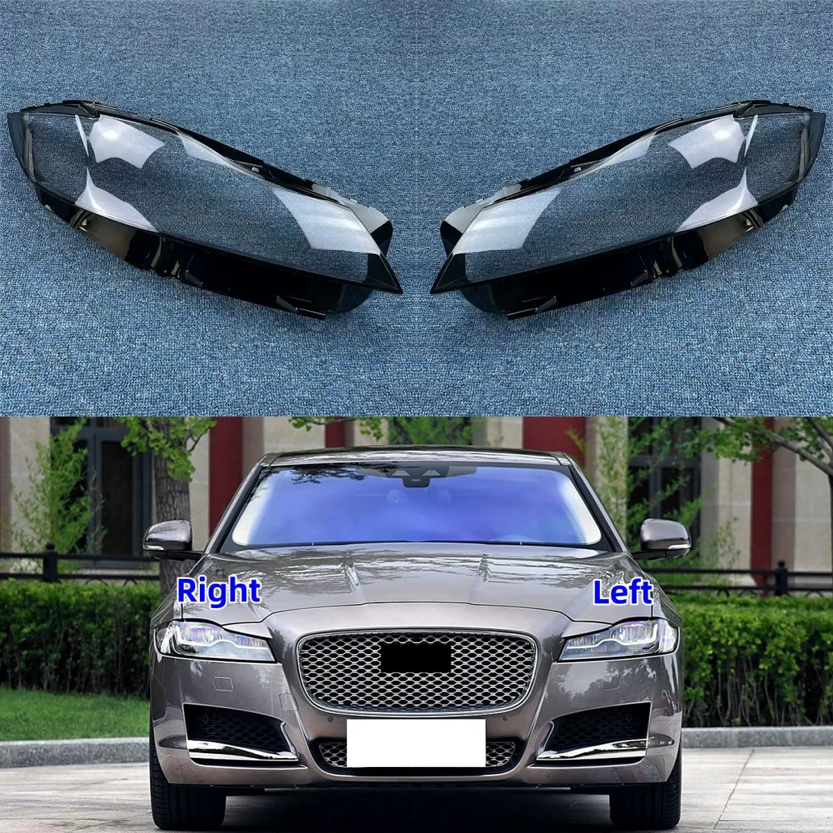 

Для Jaguar XF XFL 2016 2017 2018 2019, крышка для автомобильных фар, линза для фар, абажур, прозрачный абажур из плексигласа, замена