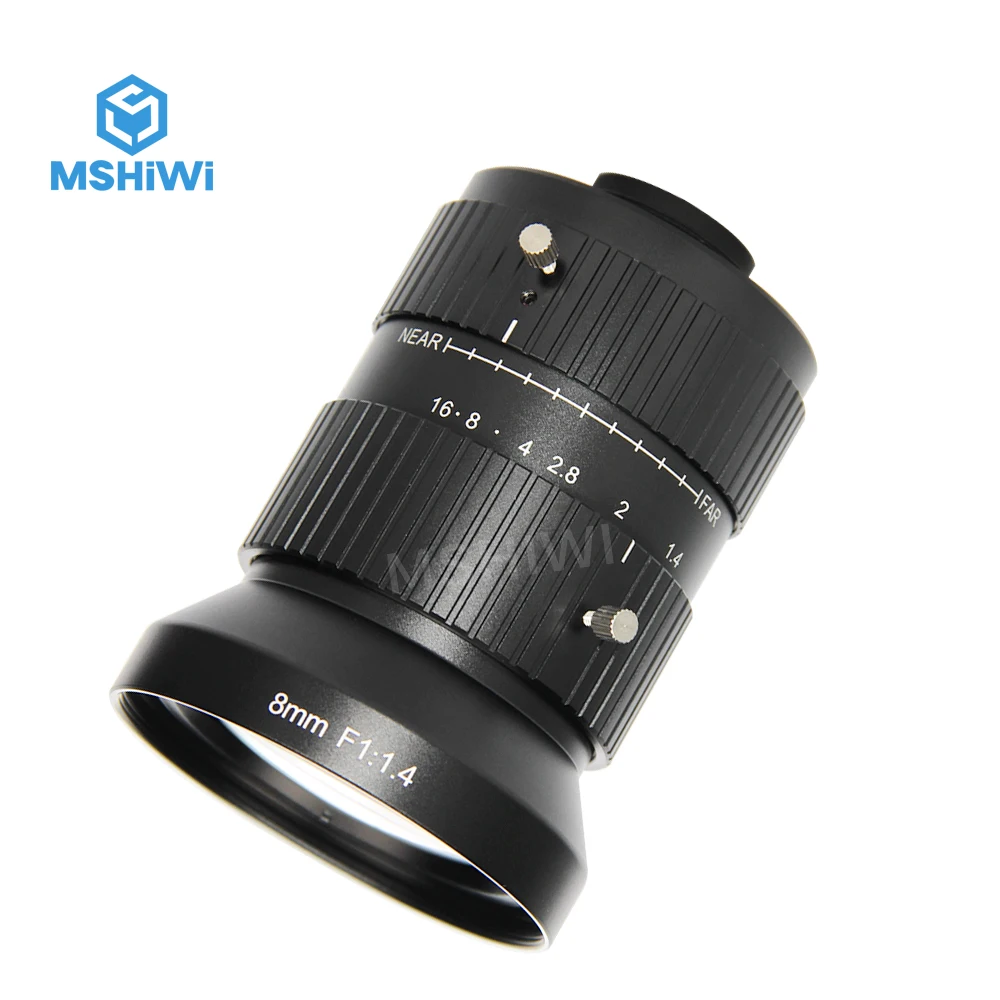 

9MP Focal Length 16mm C Mount 1" Optical Format F1.4 Manual Iris Lens Machine Vision Lenses for ITS Camera Industrial Cameras