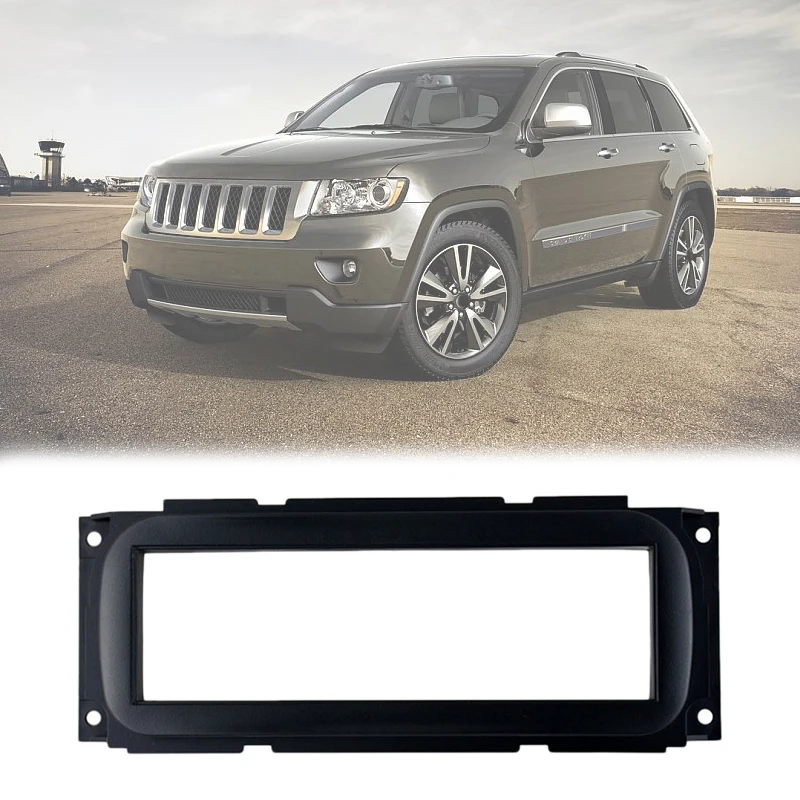 1Din автомобильная стереосистема, рамка для крепления на панели для Jeep Grand Cherokee 2005