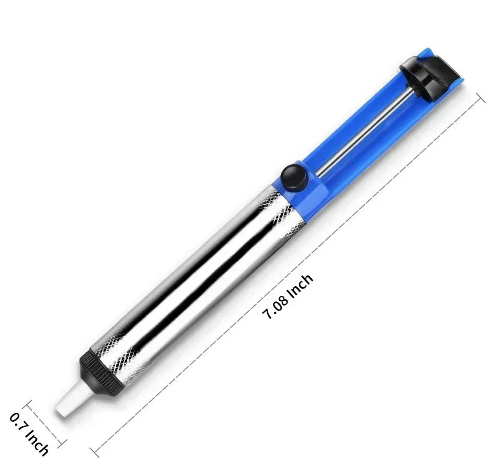 Bomba de solda auxiliar ferramenta ferro solda desoldering vácuo solda otário remoção desoldering ferramenta manual bomba sucção elétrica