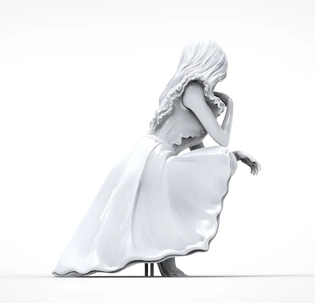 Kit de montaje de modelo de resina fundida a presión, modelo blanco sin montar, serie Girl in Action, 1/24, envío gratis, A2017