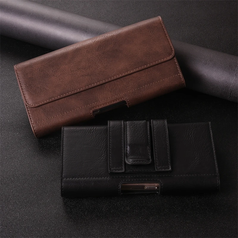 For Asus ROG Phone 9 FE Magnetic Flip Leather Phone Case Rog Phone 9 8 Pro 7 6 8 3 5 Pro Phone Cover Pouch Holder Waist Belt Bag