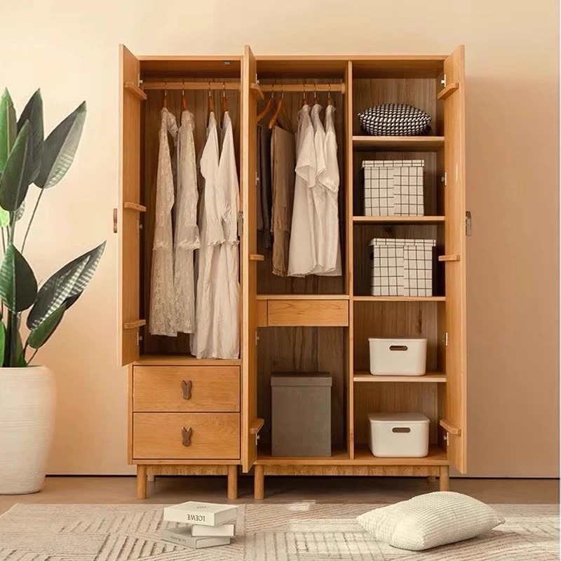 

Items Brown Wardrobes Closet Wooden Small Modern Adult Storage Wardrobes Cute Saving Drawers Guarda Roupas Furniture For Home