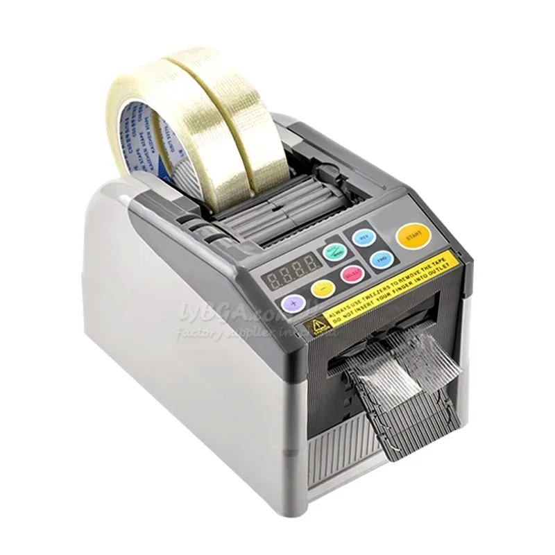 RT-7700 Automatic Tape Dispenser Electric Tape Cutting Machine Intelligent Sensor 6-60mm Width 5-999mm Length, Max Tape OD 300mm