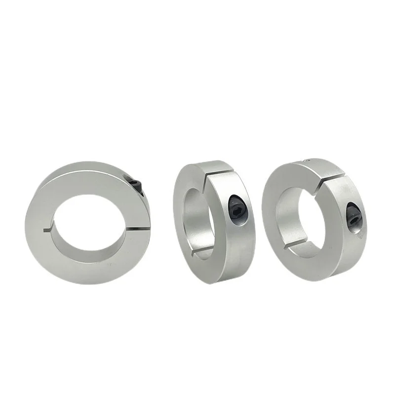 1pcsOpenTypeFixedRingLightBearingLimitSleeveLockingAluminumAutomaticPositioningShaftCollarsWithSlit-AliExpress13