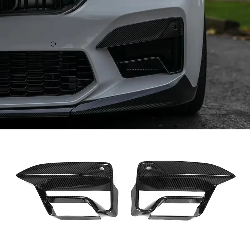 

Dry Carbon Fiber Air Duct Front Bumper Vent Carbon Fiber Car Front Bumper Part for M5 F90 Lci 2021+