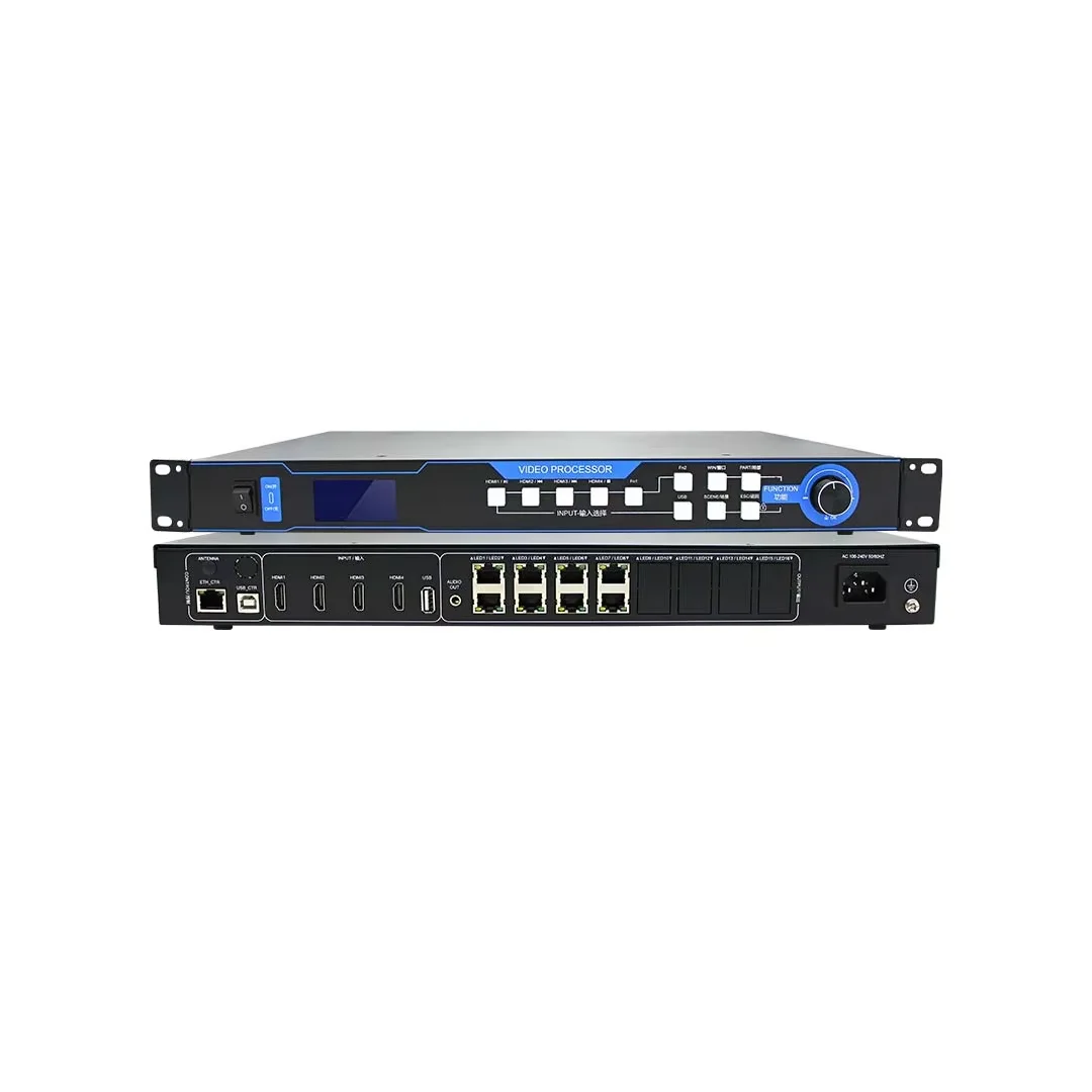 ZH-Z8Q Multi Screen Video Processor Supports HDMI USB High Definition Signals Completely New Architecture Sign