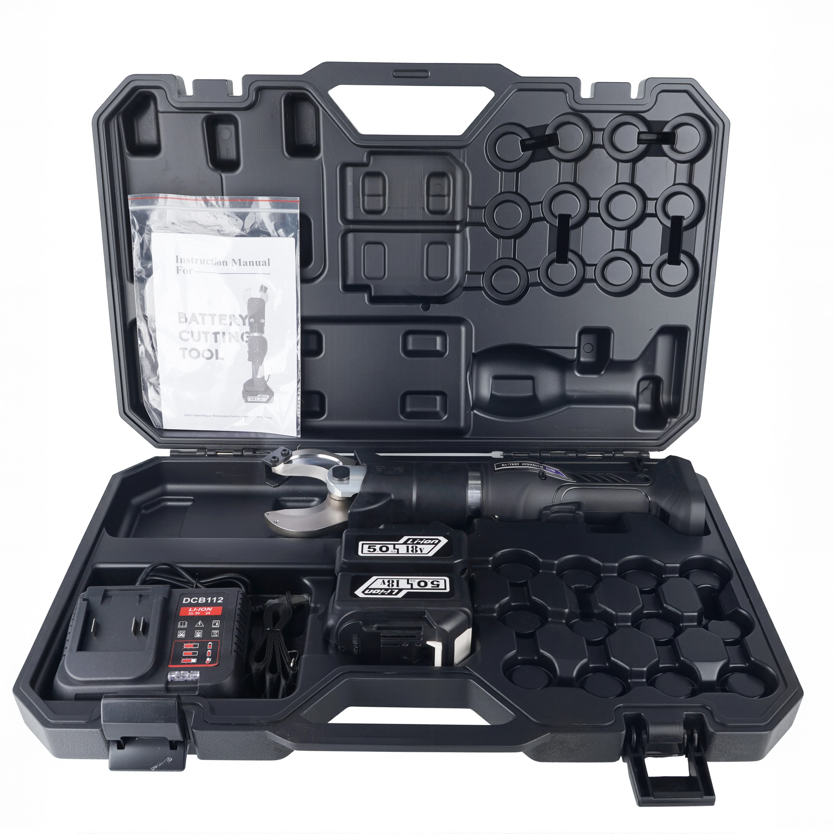 

P-65C Hydraulic Auto Cut-off Cable Cutter for Charging Cables - Electric Tool with 60 mm Precision