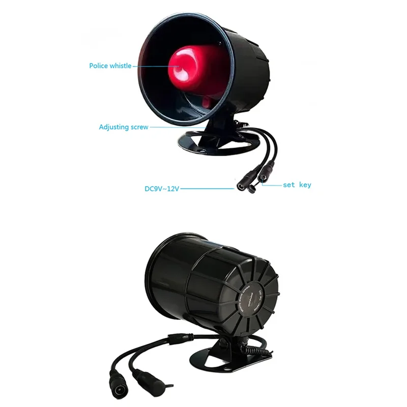 Système d'alarme sirène sans fil A99E-433Mhz, pour la sécurité domestique, anti-cambriolage, avec capteurs infrarouges, longue portée, Installation facile