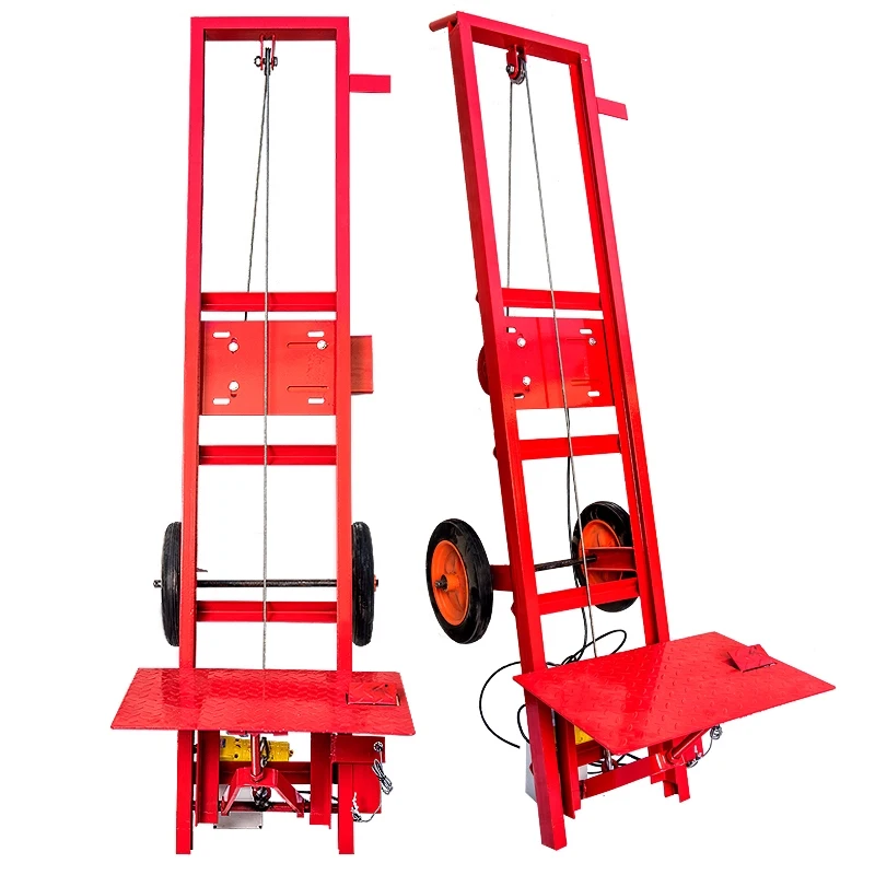 2.5M/3M/3.5M/4M Automatic loading and unloading machine fish pond loading machine electric lifting cargo machine vehicle loading