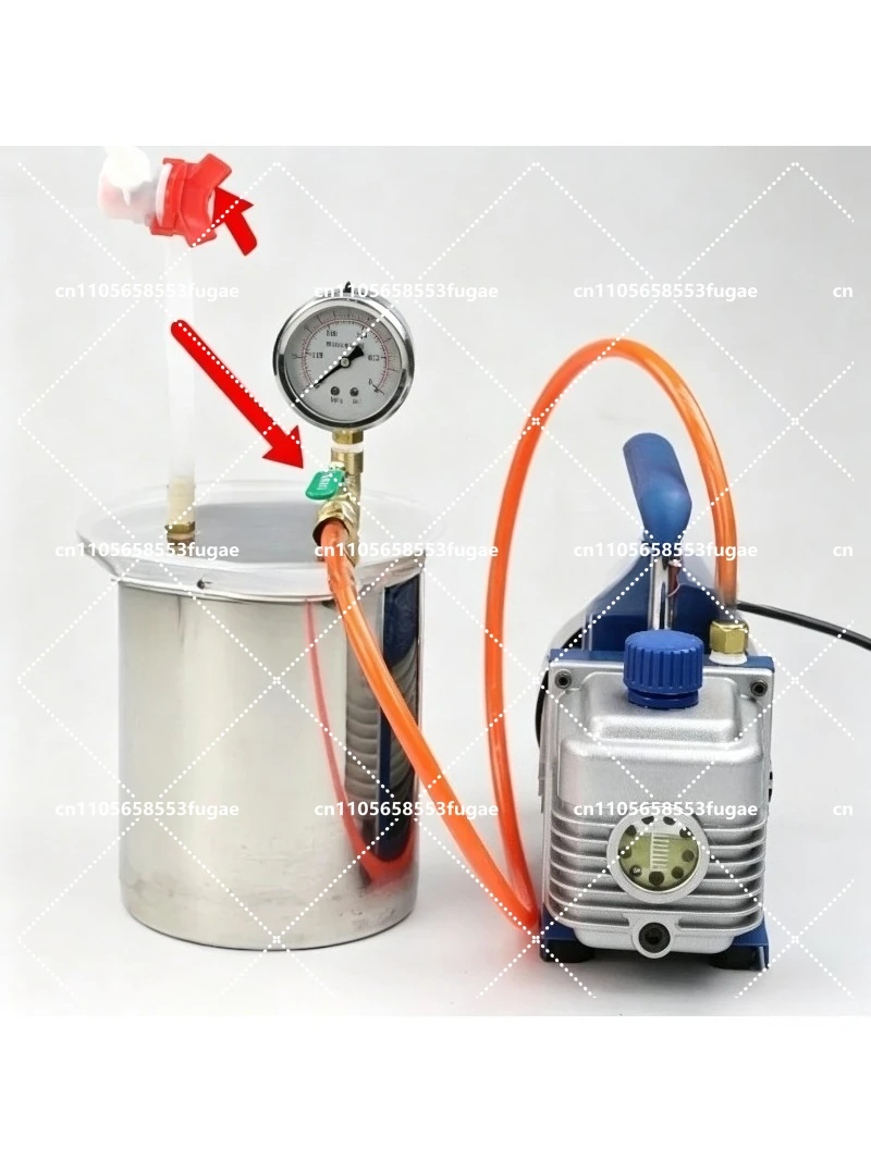 pot-de-collecte-de-resine-sous-vide-3l-pour-le-processus-d'infusion-de-resine-sous-vide-chambre-de-sechage-et-degazage