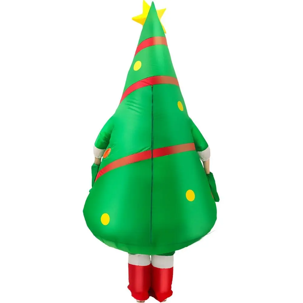 Cosplay Mascotte Kerst Opblaasbaar Kostuum Kerstman Sneeuwpop Boom Kerst Carnaval Party Dress Up Props Feestkostuums