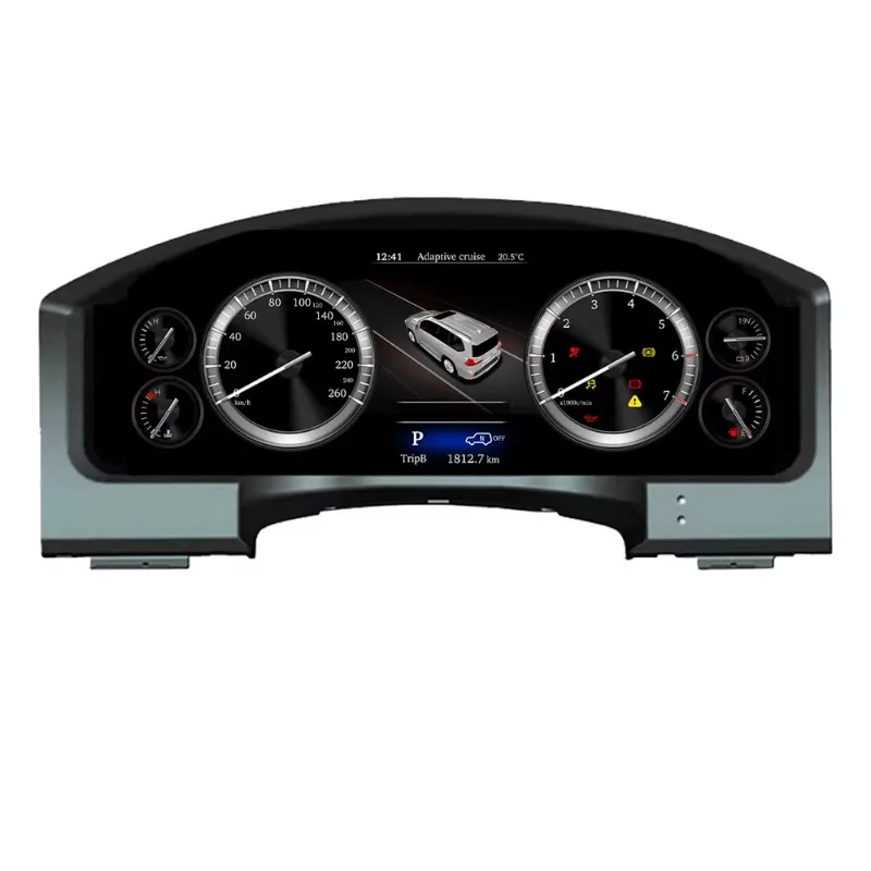 

12,3-дюймовый цифровой приборный кластерный спидометр для Land Cruiser, ЖК-дисплей, приборная панель, автомобильная кабина, цифровая приборная панель, кластер