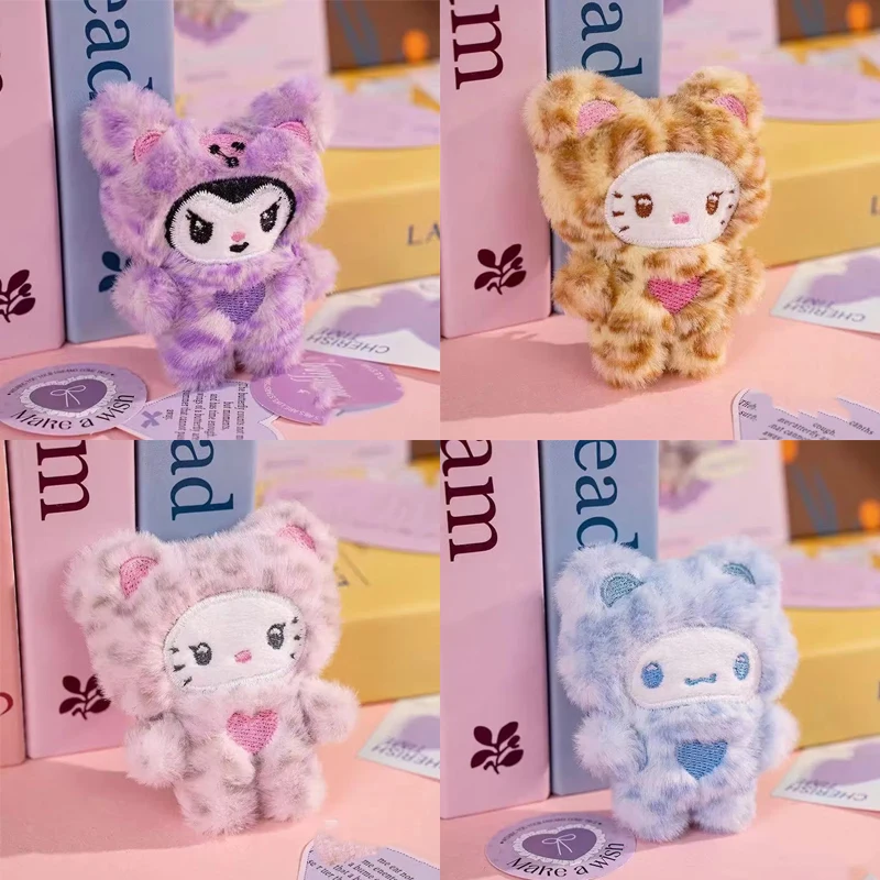 1/4 Pcs Kawaii Plush Hello Kitty Keychain Pendant Kitten Keychain Student Decoration Accessories ﻿