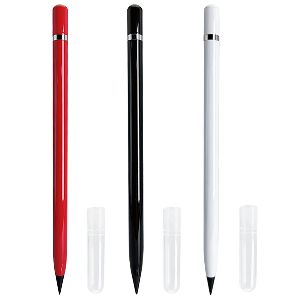 3 ชิ้น Eternal Pencil Forever ดินสอ Infinite Sketch Non Kids โลหะ Mechanical