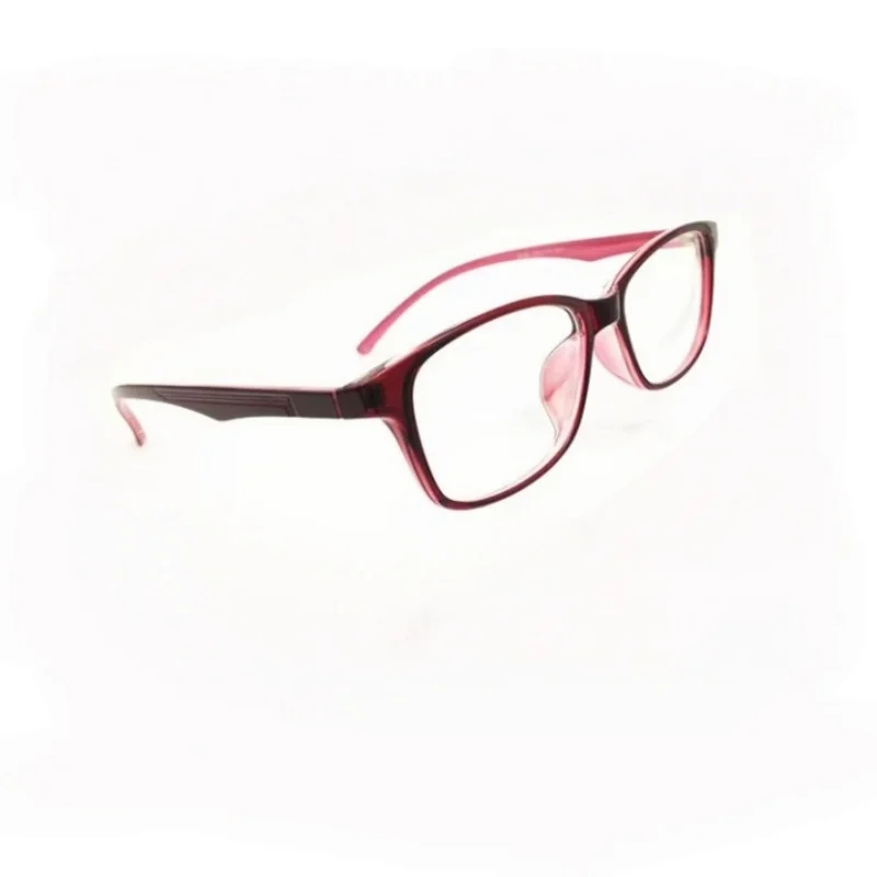 Finished Myopia Glasses Student Anti-blue Light Glasses Red TR90 Optical Frame Customized Prescription Glasses for Teenage