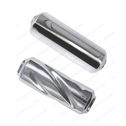Performance Exhaust Resonator 63mm Inlet Outlet Muffler 304 Stainless Steel Spiral Surface Exhaust System DIY Car Accessories
