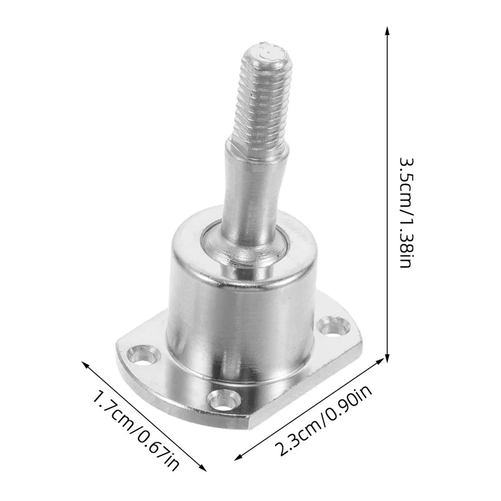 Small Metal Ball Joint Torque Shaft Hinge M5 Stop Anywhere Folding Table Windows Doors Wardrobe Cabinets Boxes Silent Smooth