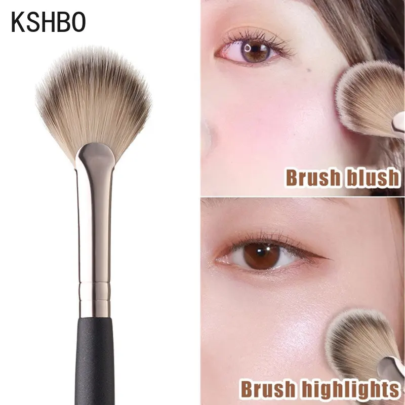 KSHBO 1/2pcs Loose Powder Brush Makeup Brush Blush Brush Highlighter Brush Partial Face Powder Brush Makeup Tool Beauty Tools