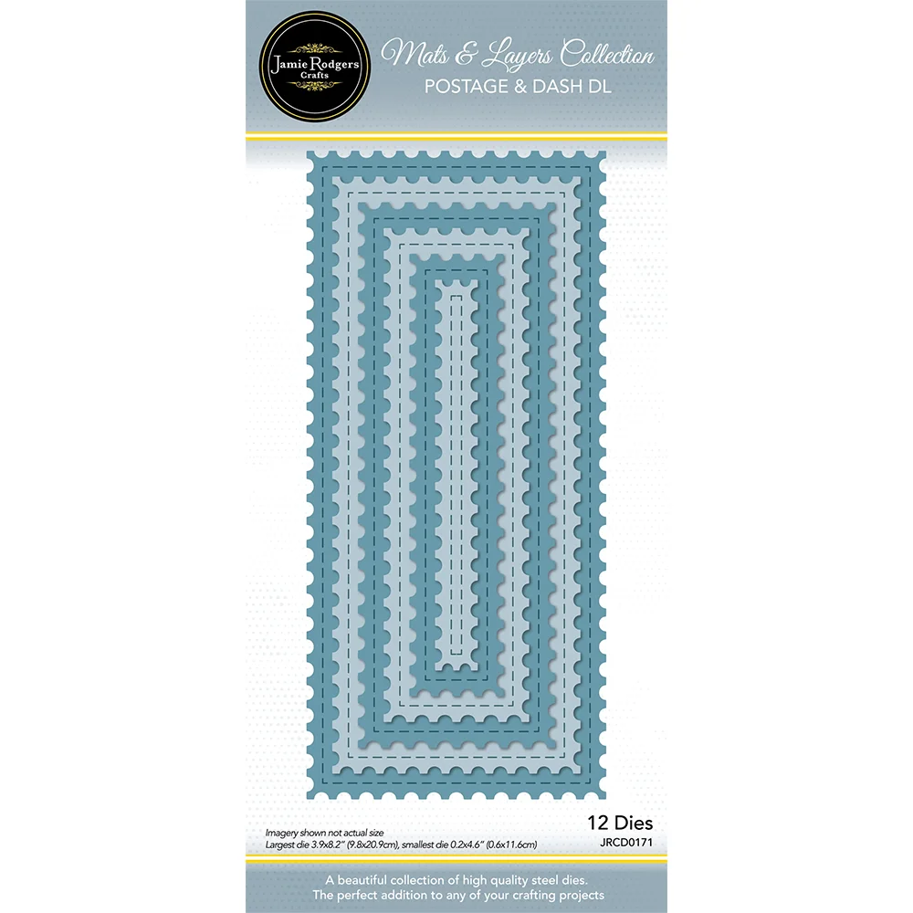 

Postage & Dash Dl Frame Dies Set DIY Scrapbooking Handmade Embossing Card 2025 September New Creative Expressions Crafts Dies