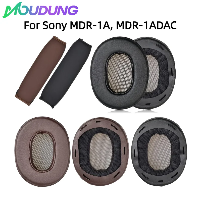 

Ear Pads Cushion For Sony MDR-1A, MDR-1ADAC Headphone/Replacement Earpads Soft Protein Leather Memory Sponge Earmuffs Cover