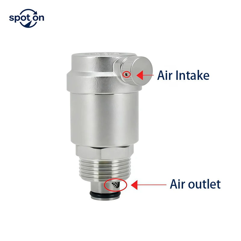 SS304 Corrosion-Resistant BSP Air Vent Valve - 1/2
