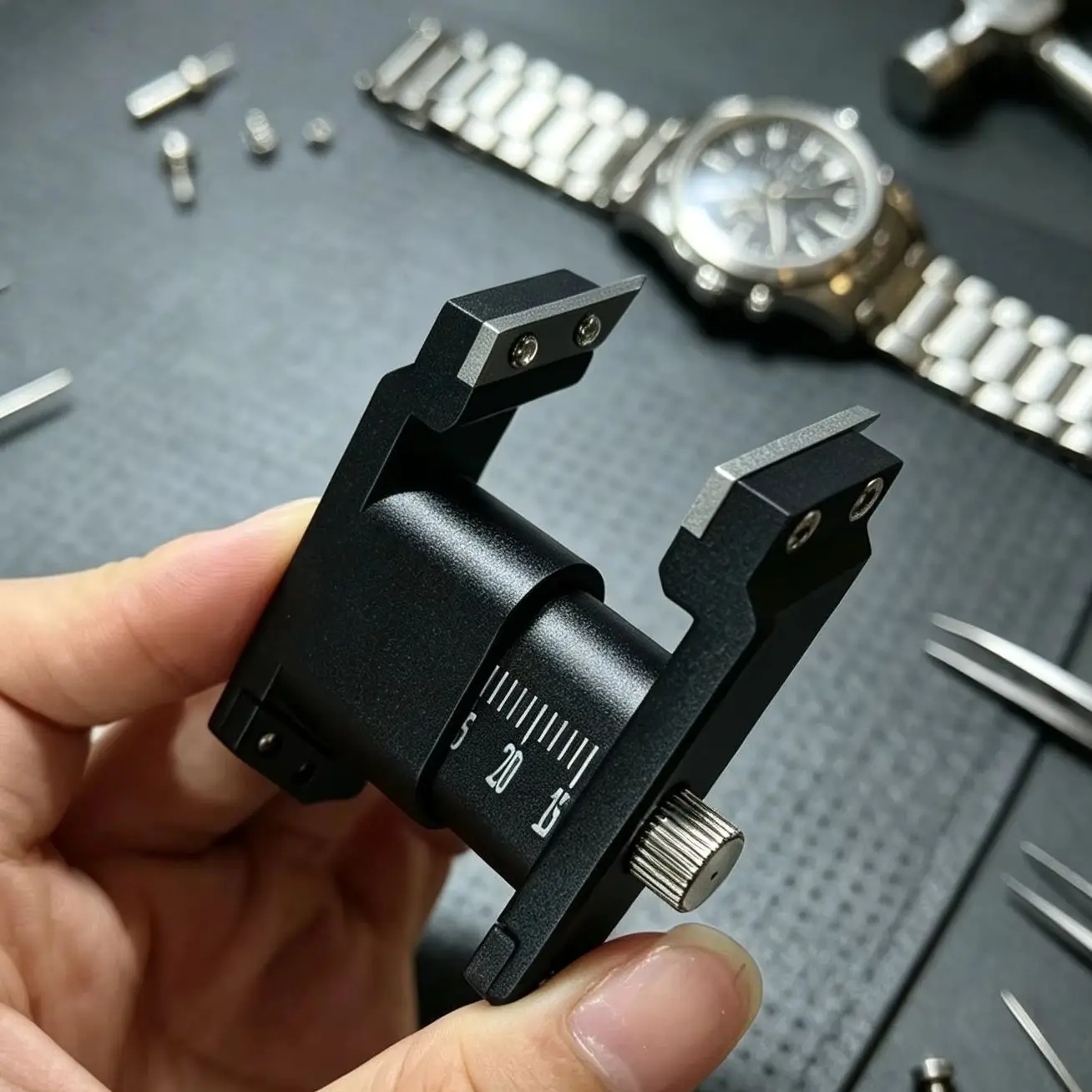 Pinça de Aço Inoxidável para Remoção de Pinos de Pulseira de Relógio, Alicate Extrator de Pinos Elásticos, Ferramenta de Reparo para Relojoeiros, para Rolex Omega Cartier