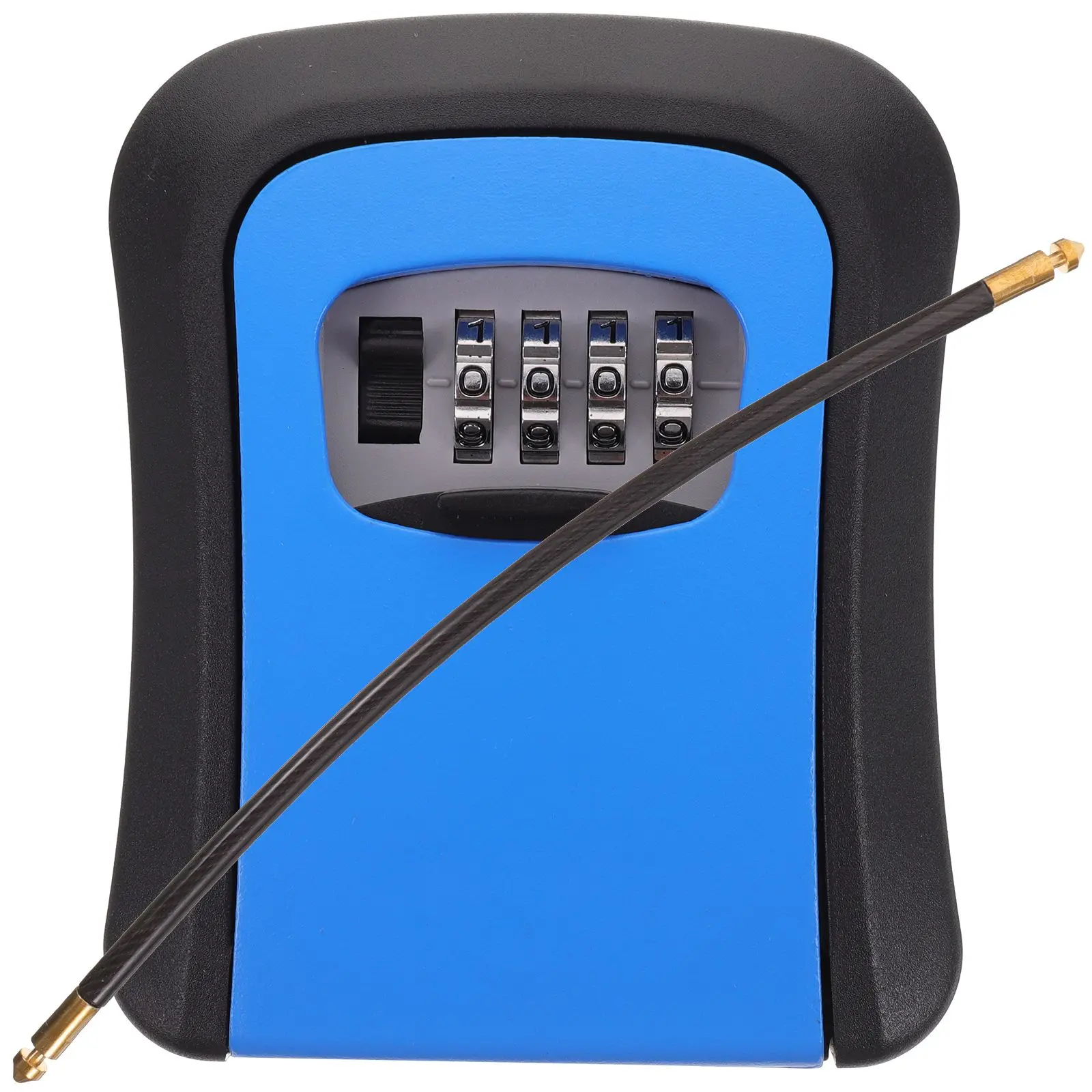 

Password Key Outdoor Security Boxes Combination Lock Holder Wall Mount Zinc Alloy 10000 Code